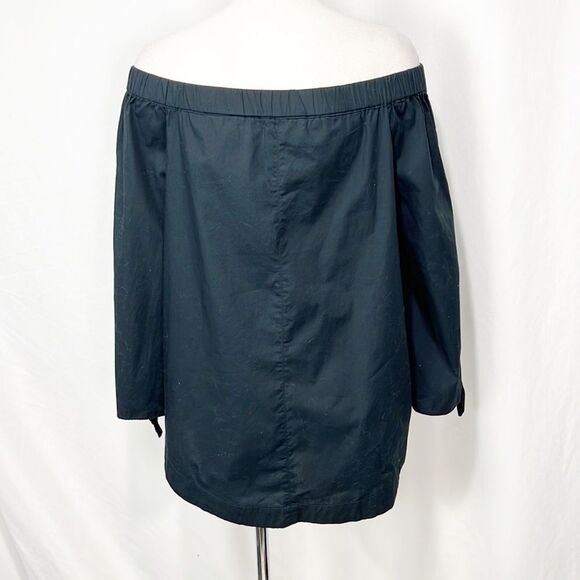 Free People Show Me Some Shoulder Top Black Small Oversized Off the Shoulder - Picture 7 of 12